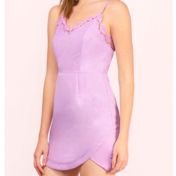 TOBI Lavender Bodycon MIDI Dress - Picture 1 of 6